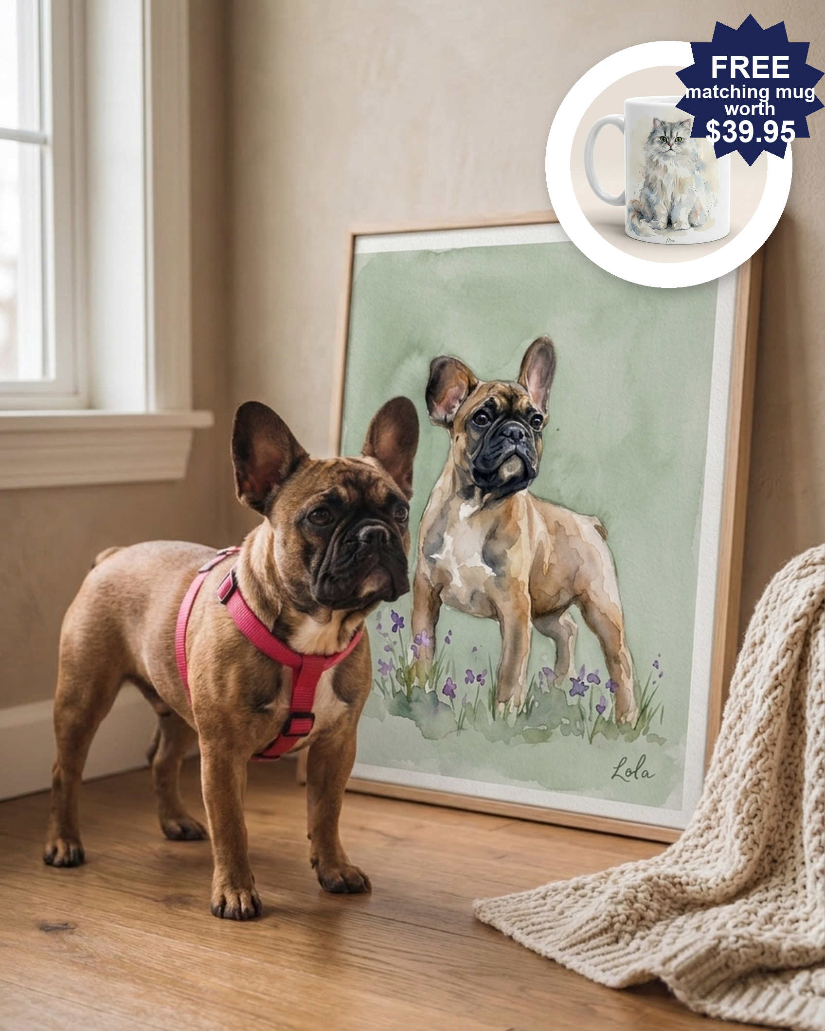 Watercolor Cat & Dog Portrait – Artistic Head Study | The Wash