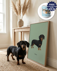 Personalized Pet Portrait – Modern Minimalist Illustration | The Modern