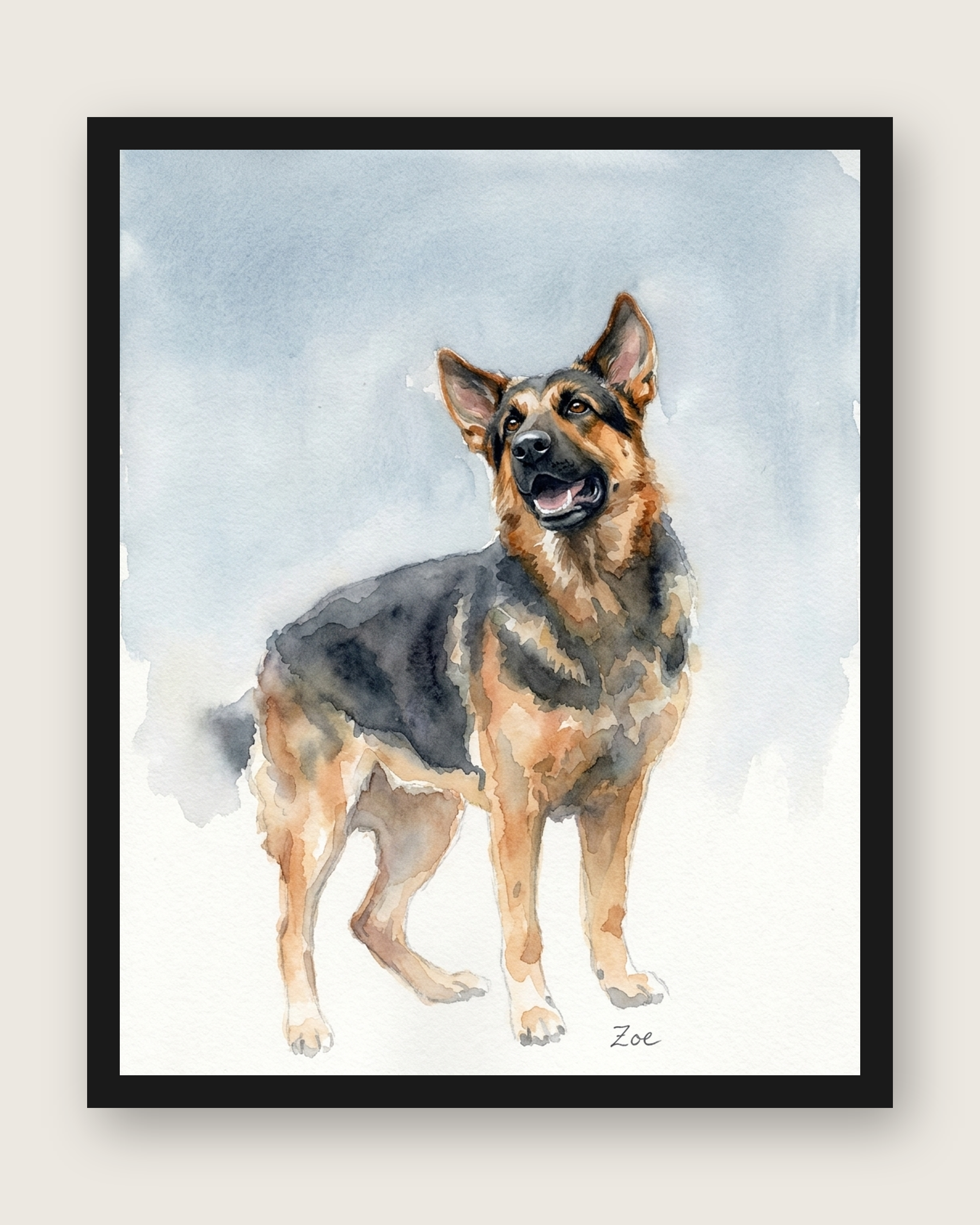 Watercolor Cat & Dog Portrait – Artistic Head Study | The Wash
