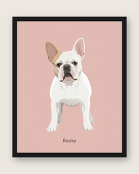 Personalized Pet Portrait – Modern Minimalist Illustration | The Modern