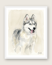 Watercolor Cat & Dog Portrait – Artistic Head Study | The Wash