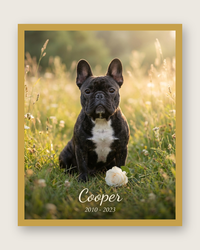 Pet Memorial Portrait – Always In My Heart Keepsake | The Companion