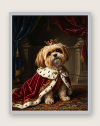Royal Pet Portrait Painting – Renaissance Style | The Monarch