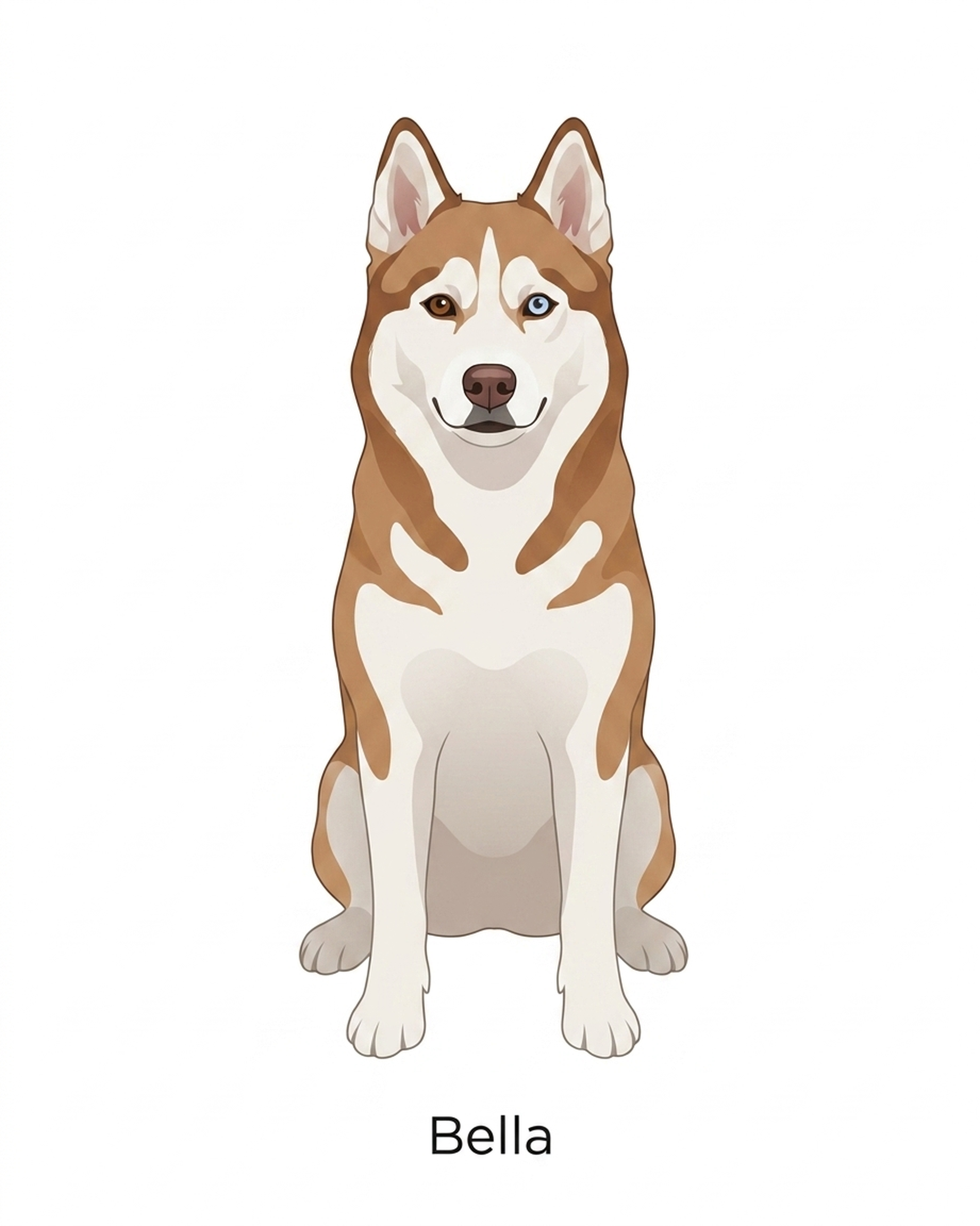 Personalized Pet Portrait – Modern Minimalist Illustration | The Modern