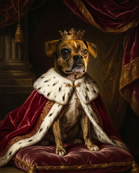 Royal Pet Portrait Painting – Renaissance Style | The Monarch
