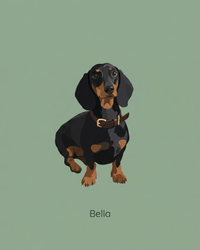 Personalized Pet Portrait – Modern Minimalist Illustration | The Modern