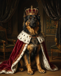 Royal Pet Portrait Painting – Renaissance Style | The Monarch